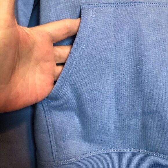 IDEOLOGY - L Sz XXL Off Duty Fleece Pullover Hoodie in Passion Blue Comfy & NWT! - Picture 6 of 15